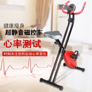 健康瘦身 超静音磁控车心率测试时刻关注您的运动心率变化