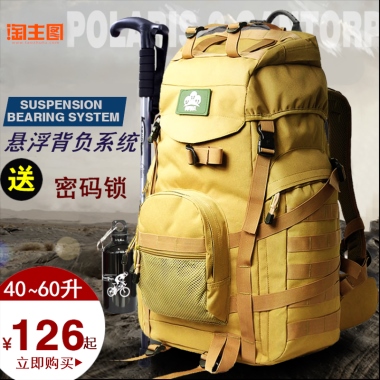 旅行包  双肩包 帆布双肩包主图
